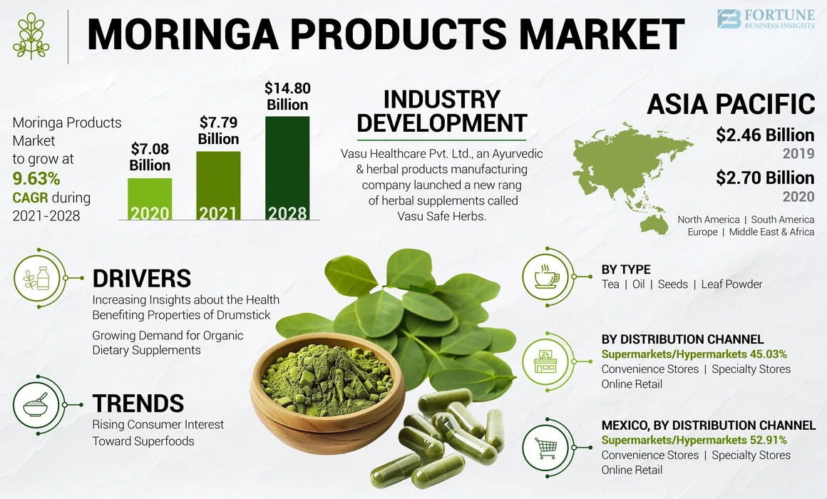 Moringa Products Market Size, Share & Global Report [2028]