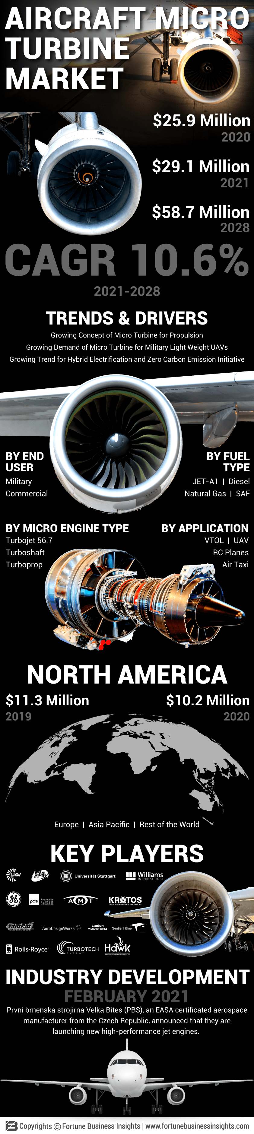 Aircraft microturbine Market