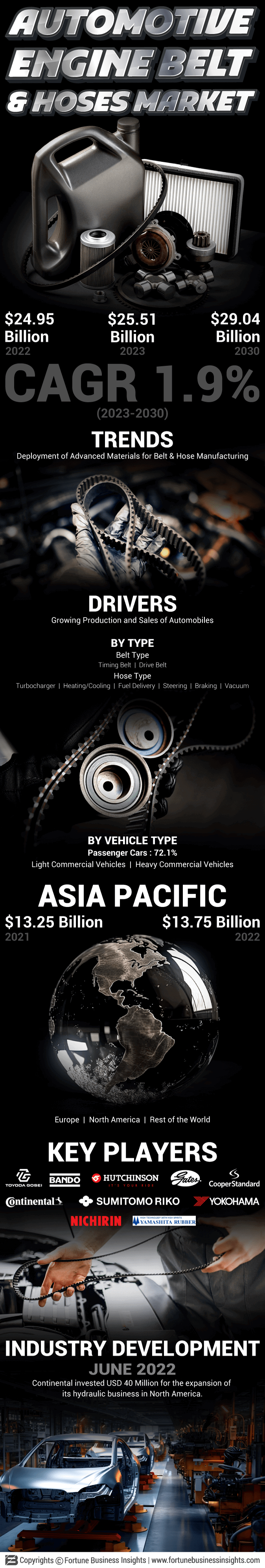 Automotive Engine Belt and Hoses Market