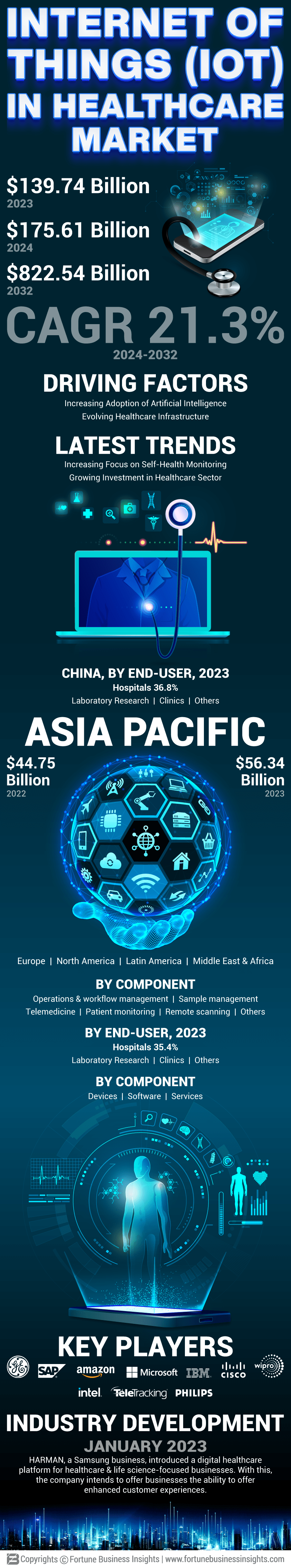 Internet of Things (IoT) in Healthcare Market