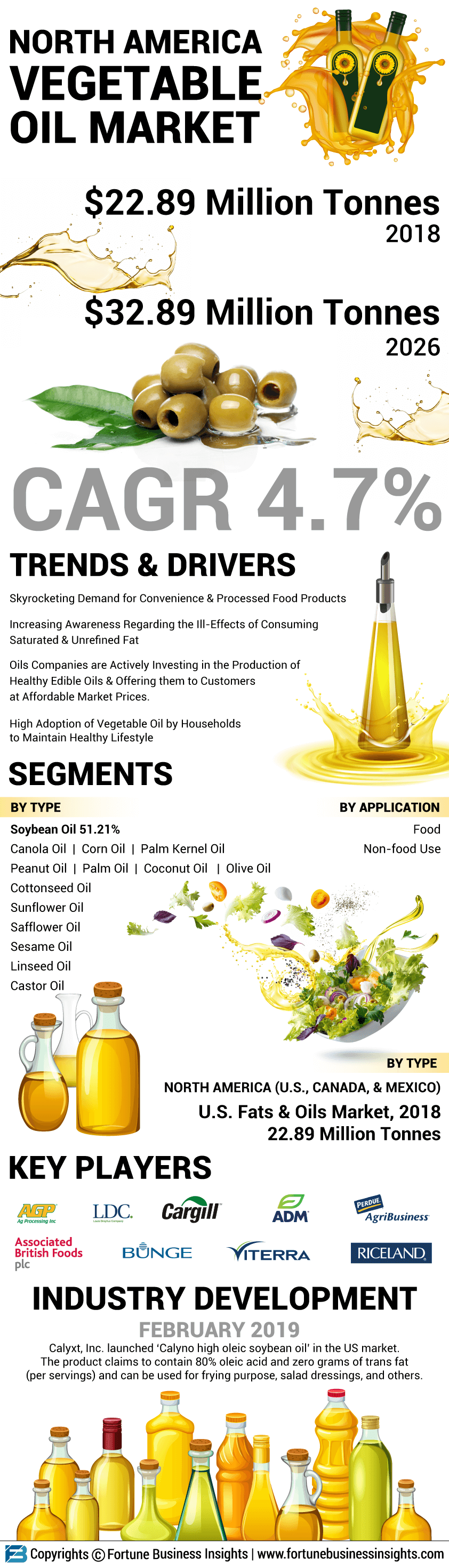 North America Vegetable Oils Market 