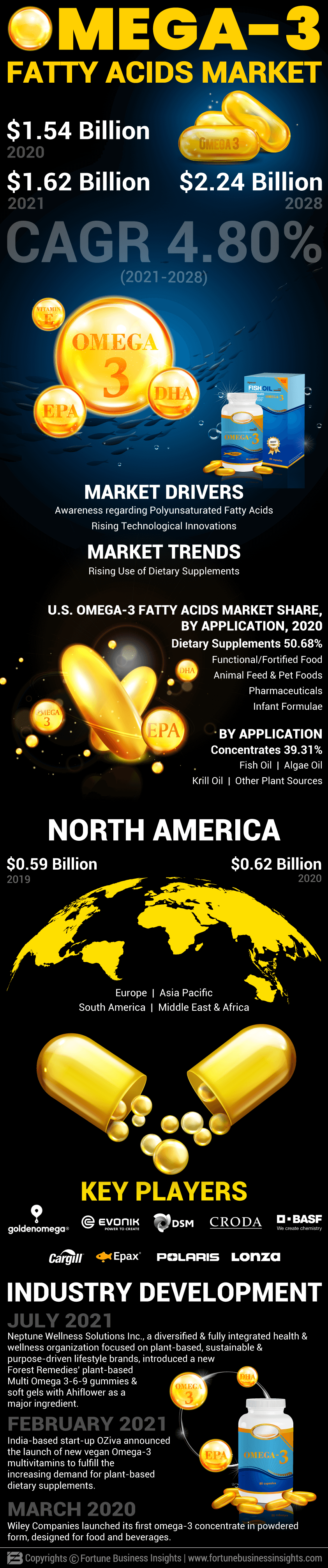 Omega-3 Fatty Acids Market