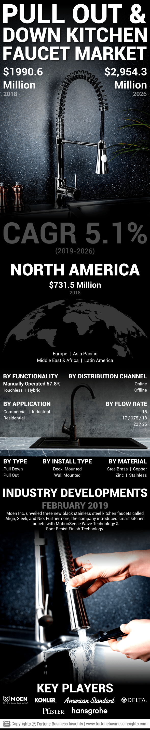 Pull Out and Down Kitchen Faucet Market