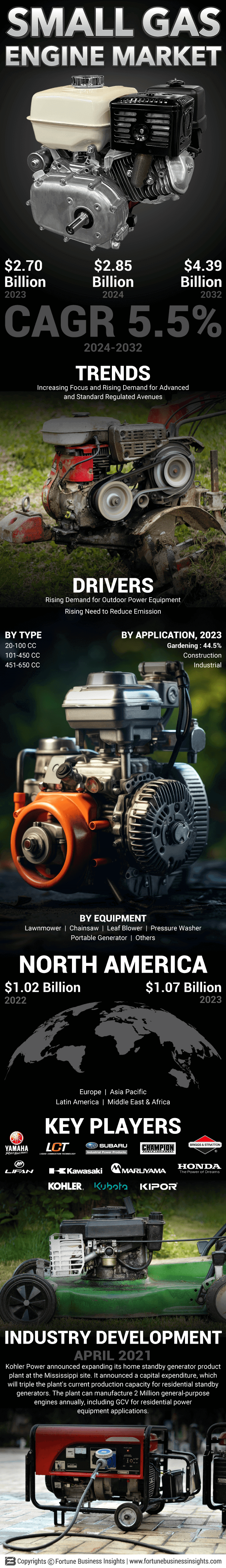Small Gas Engines Market